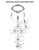 Gearcase, motor and pump parts