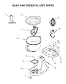 Base and pedestal unit parts