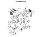 Whirlpool YWED5100HC1 bulkhead parts diagram