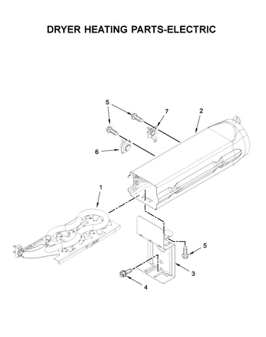 Dryer heating parts-electric