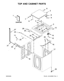 Top and cabinet parts