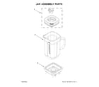 KitchenAid 5KSB4054EBK0 jar assembly parts diagram