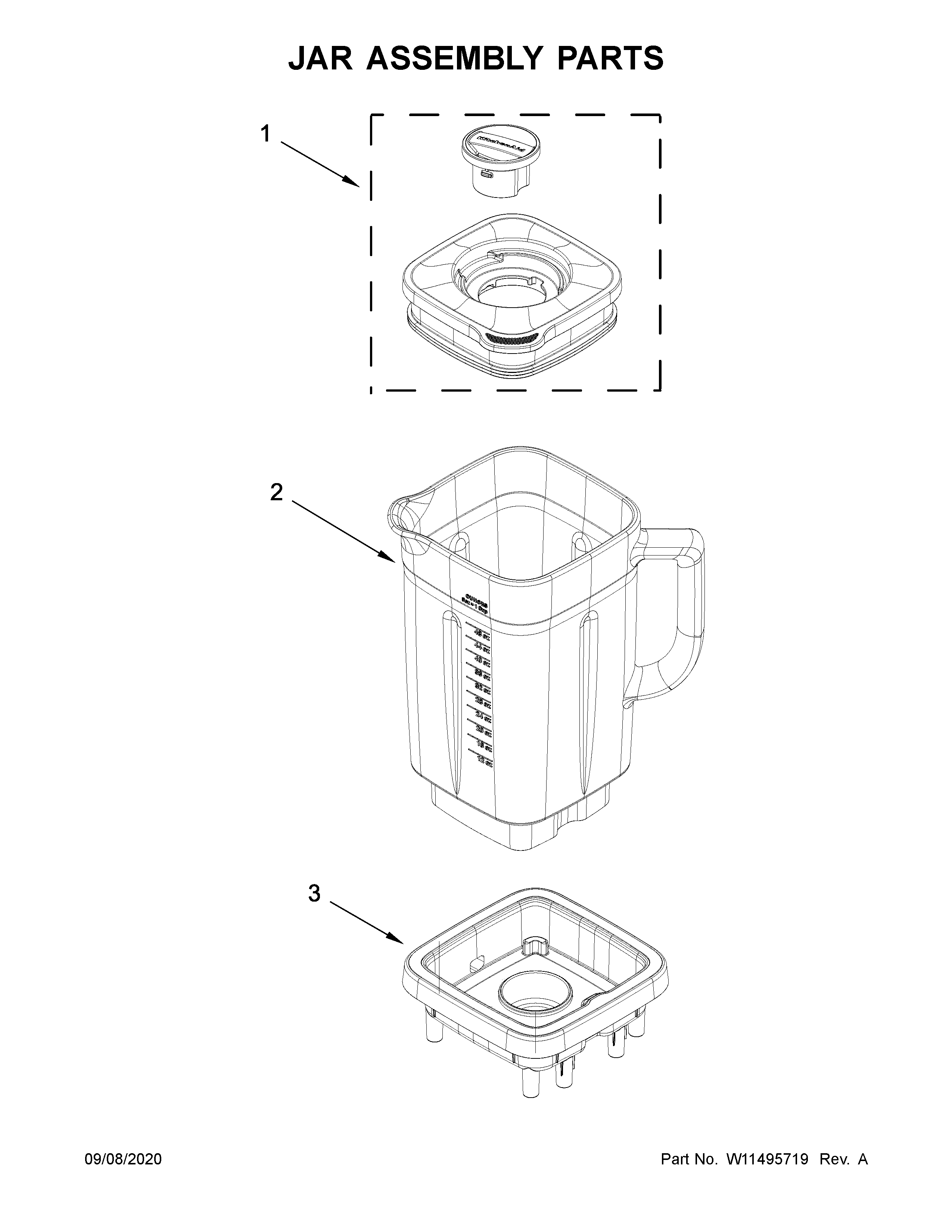 Jar assembly parts