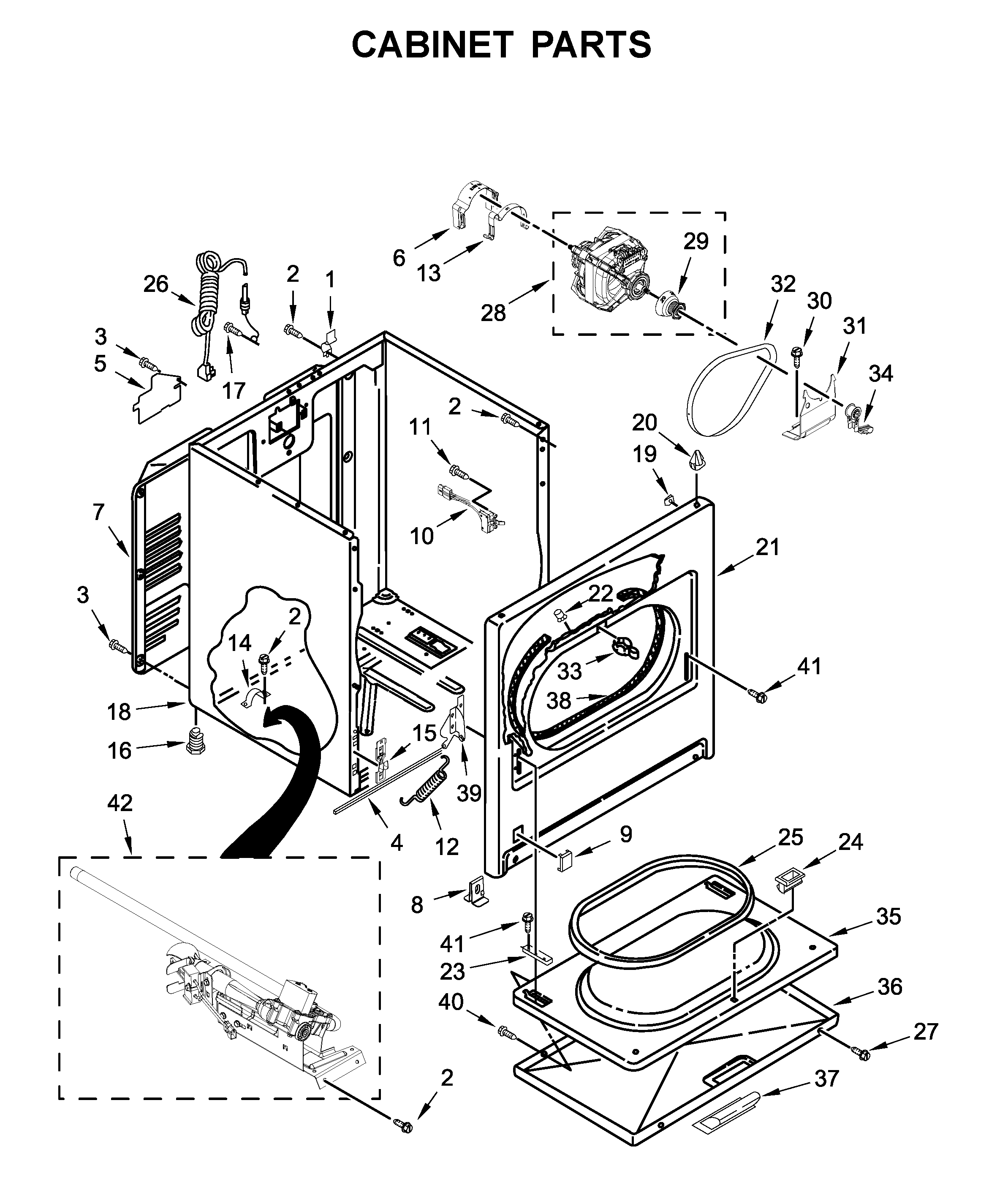 CABINET PARTS