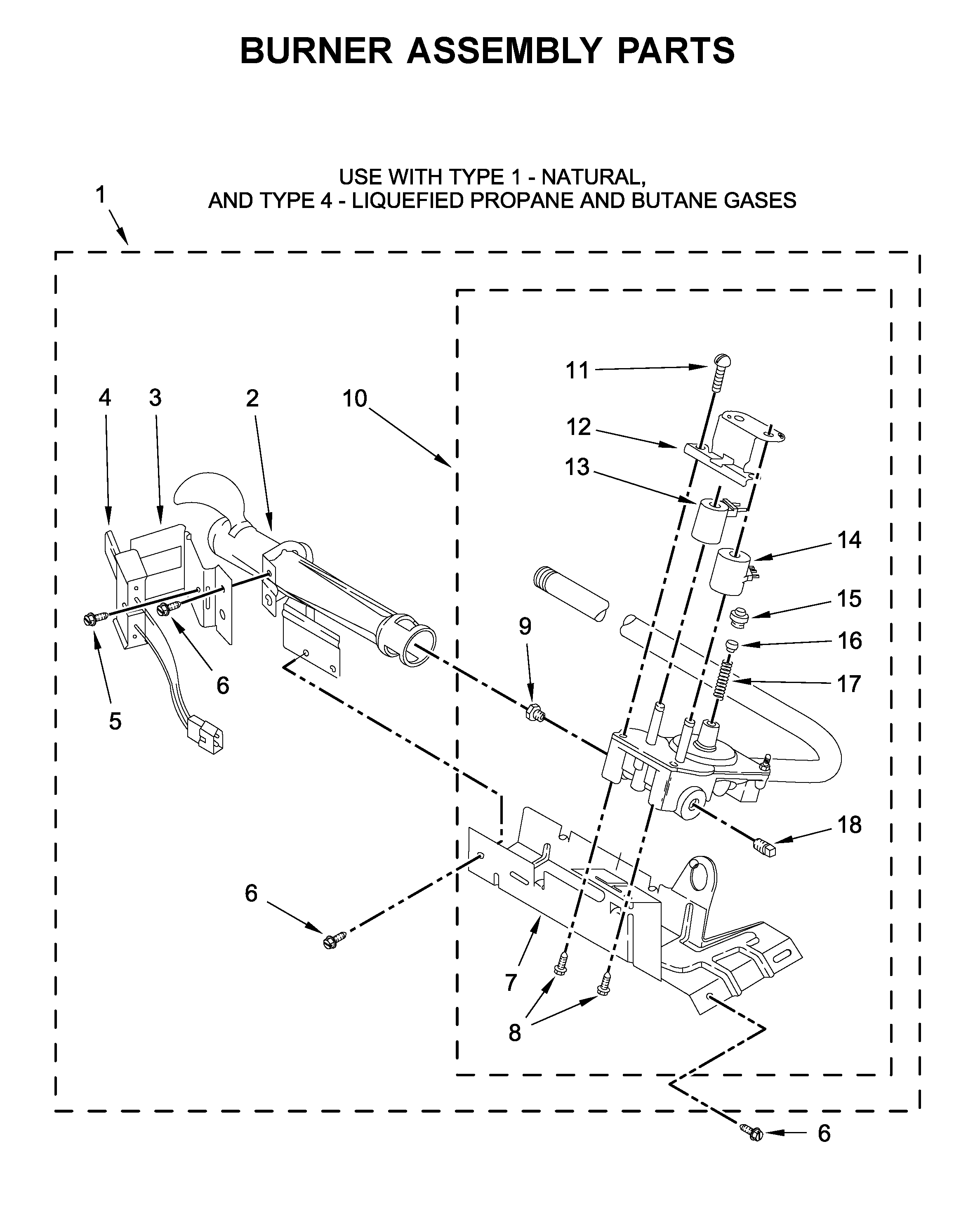 BURNER ASSEMBLY PARTS