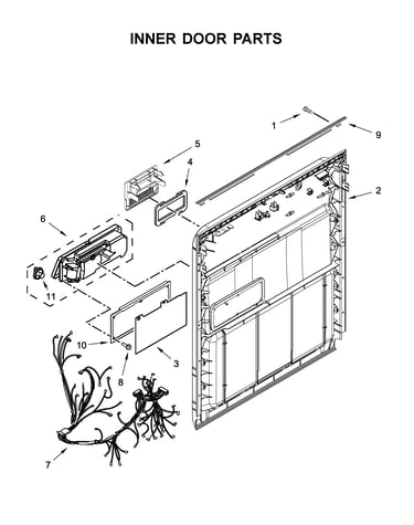 Inner door parts