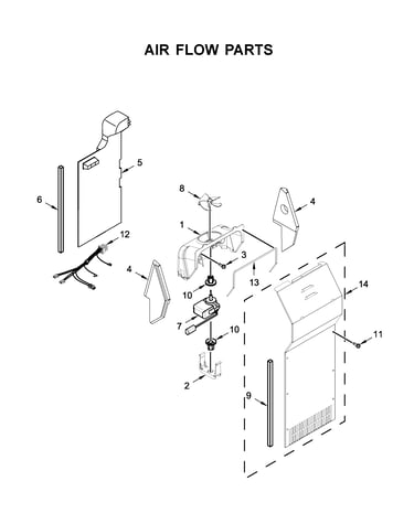 Air flow parts