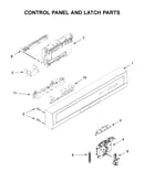 Control panel and latch parts