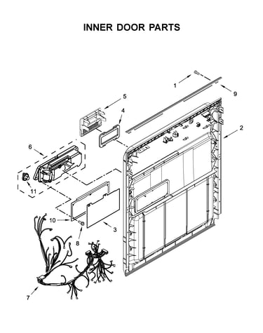 Inner door parts