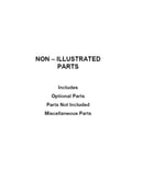 Optional parts (not included)