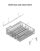 Upper rack and track parts
