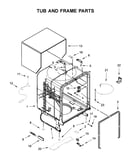 Tub and frame parts