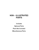 Optional parts (not included)