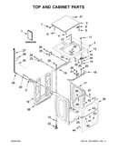 Top and cabinet parts