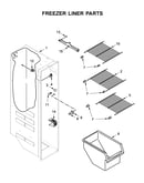 Freezer liner parts