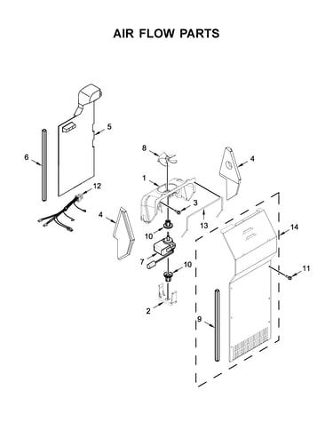 Air flow parts