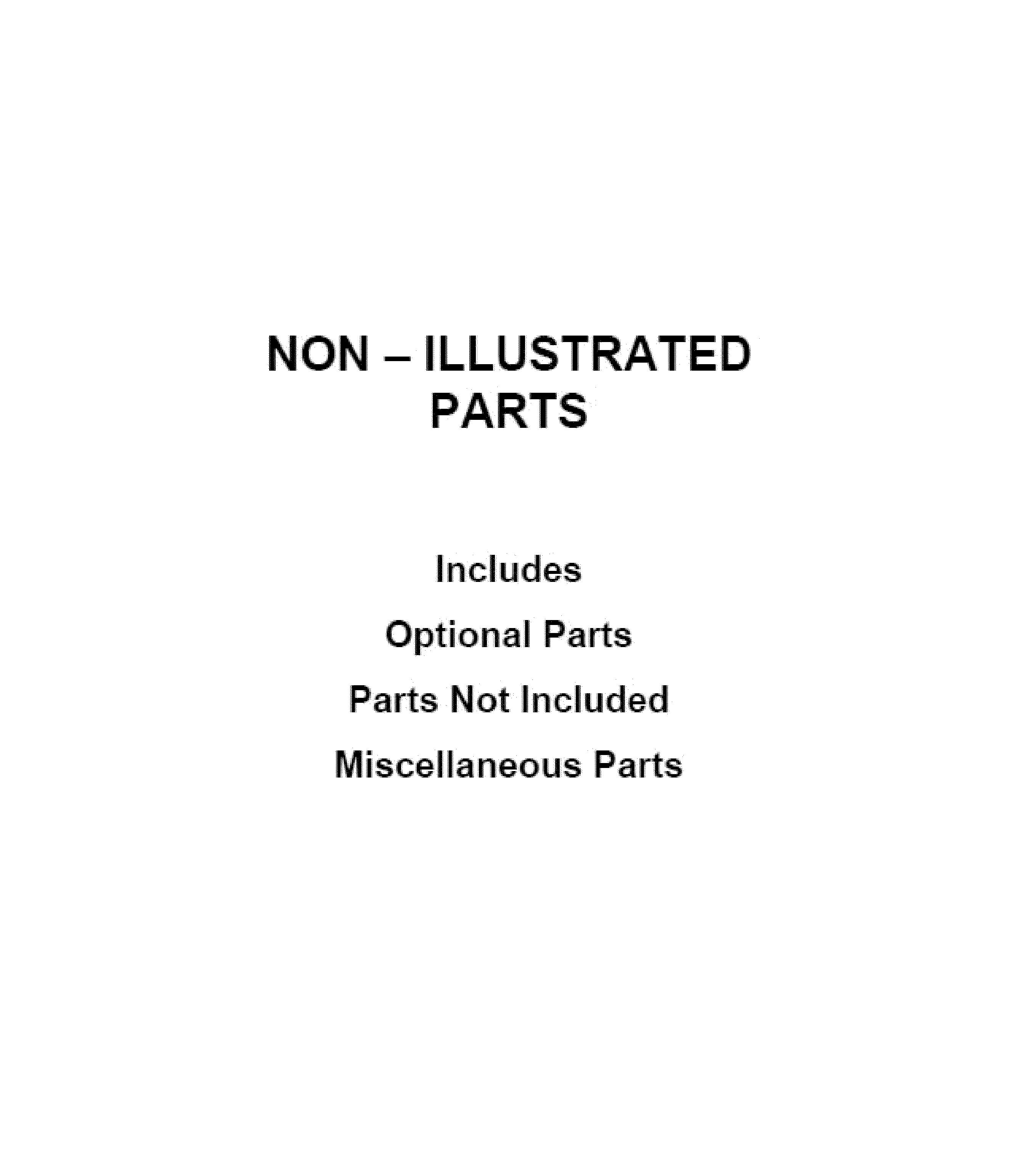 Optional parts