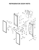 Refrigerator door parts