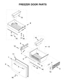 Freezer door parts