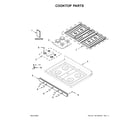 Whirlpool WFG535S0JV1 cooktop parts diagram