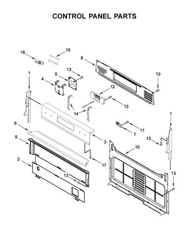 Control panel parts