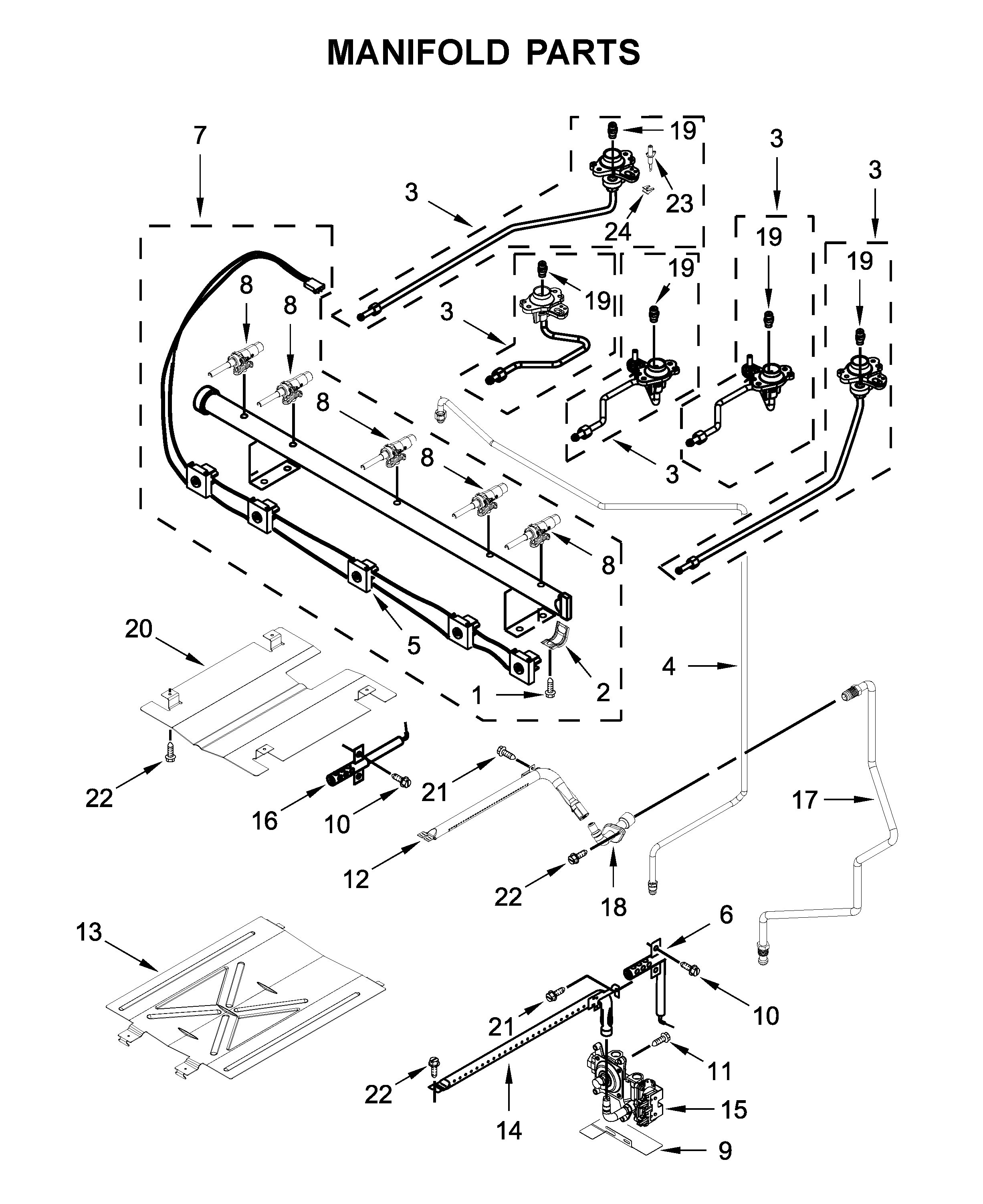 Manifold parts