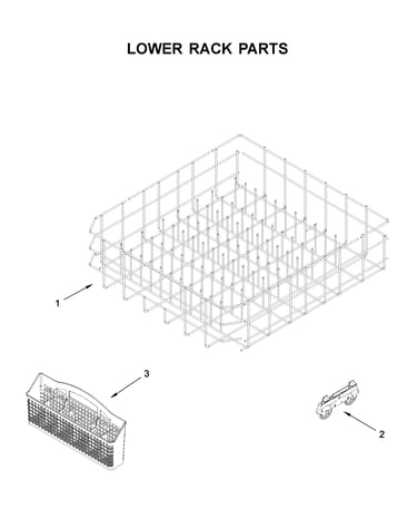 Lower rack parts