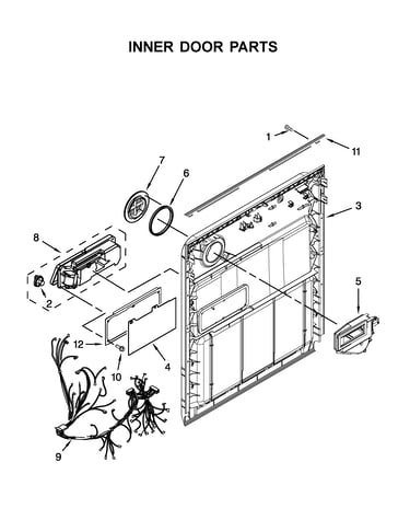 Inner door parts