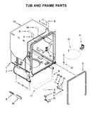 Tub and frame parts