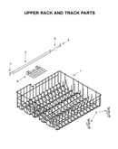 Upper rack and track parts