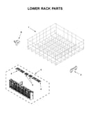 Lower rack parts