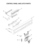 Control panel and latch parts