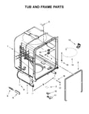 Tub and frame parts