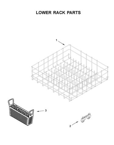 Lower rack parts
