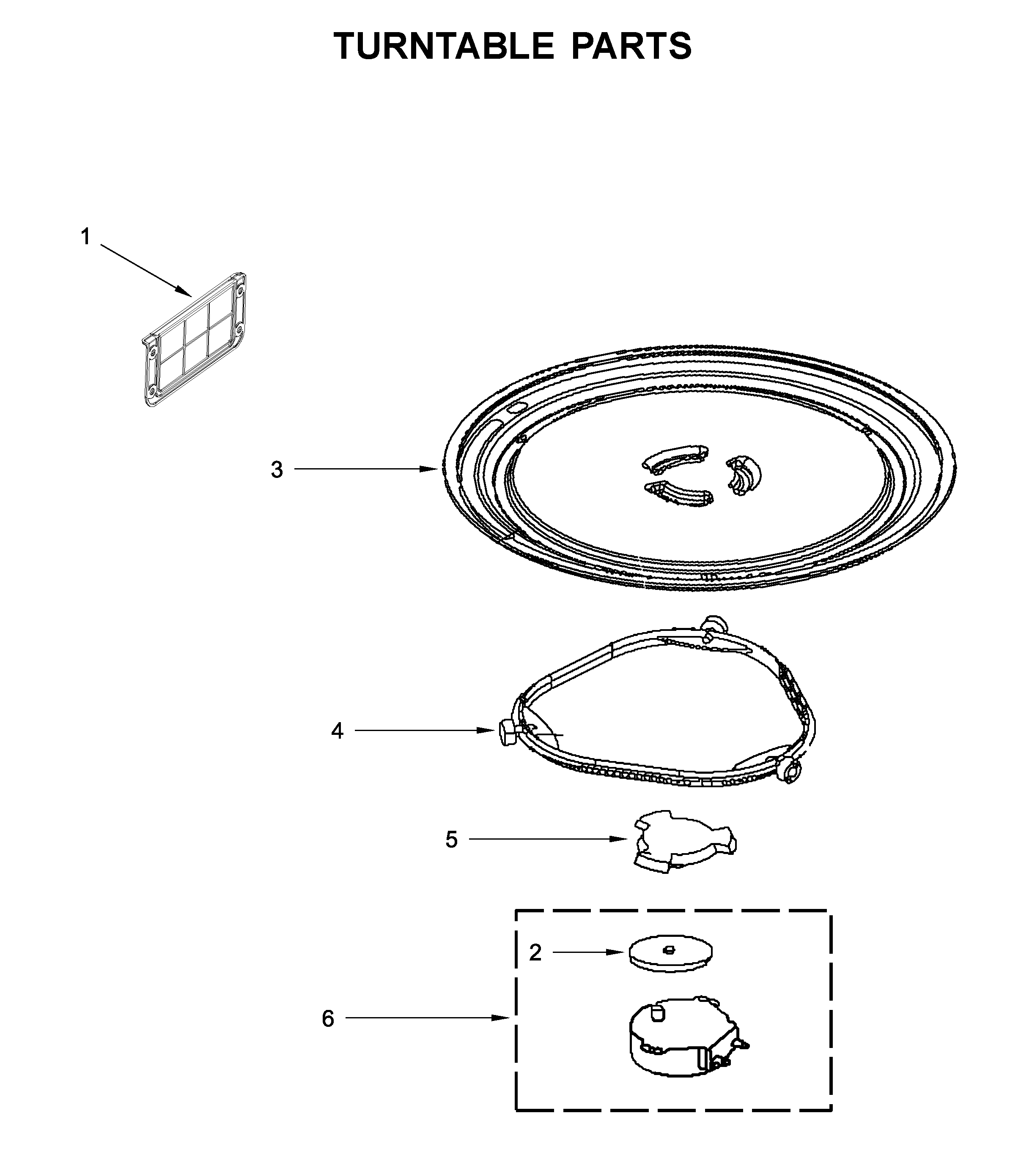 Turntable parts