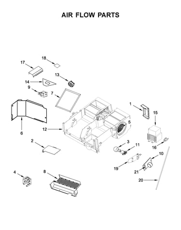 Air flow parts