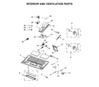 KitchenAid YKMHC319KPS0 interior and ventilation parts diagram
