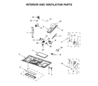 KitchenAid YKMHS120KPS0 interior and ventilation parts diagram