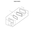 KitchenAid YKMHS120EBS6 door parts diagram