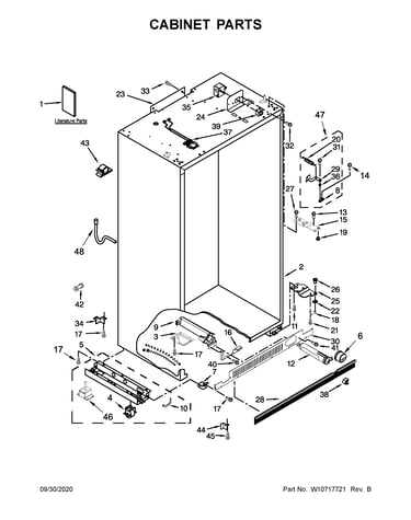 Cabinet parts