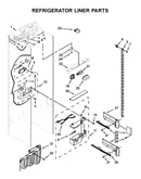 Refrigerator liner parts