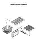 Freezer shelf parts