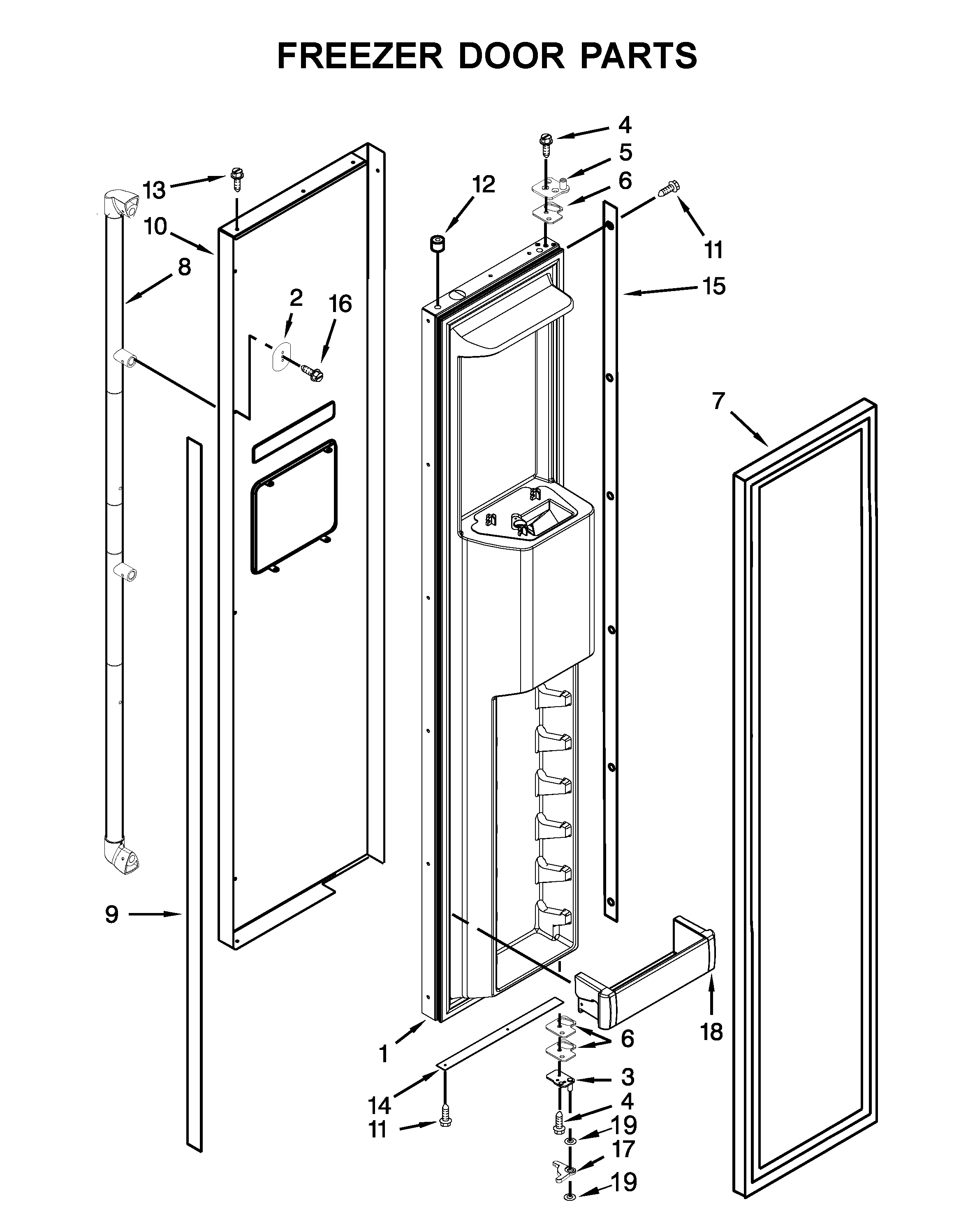 FREEZER DOOR PARTS