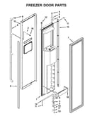 Freezer door parts