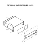 Top grille and unit cover parts