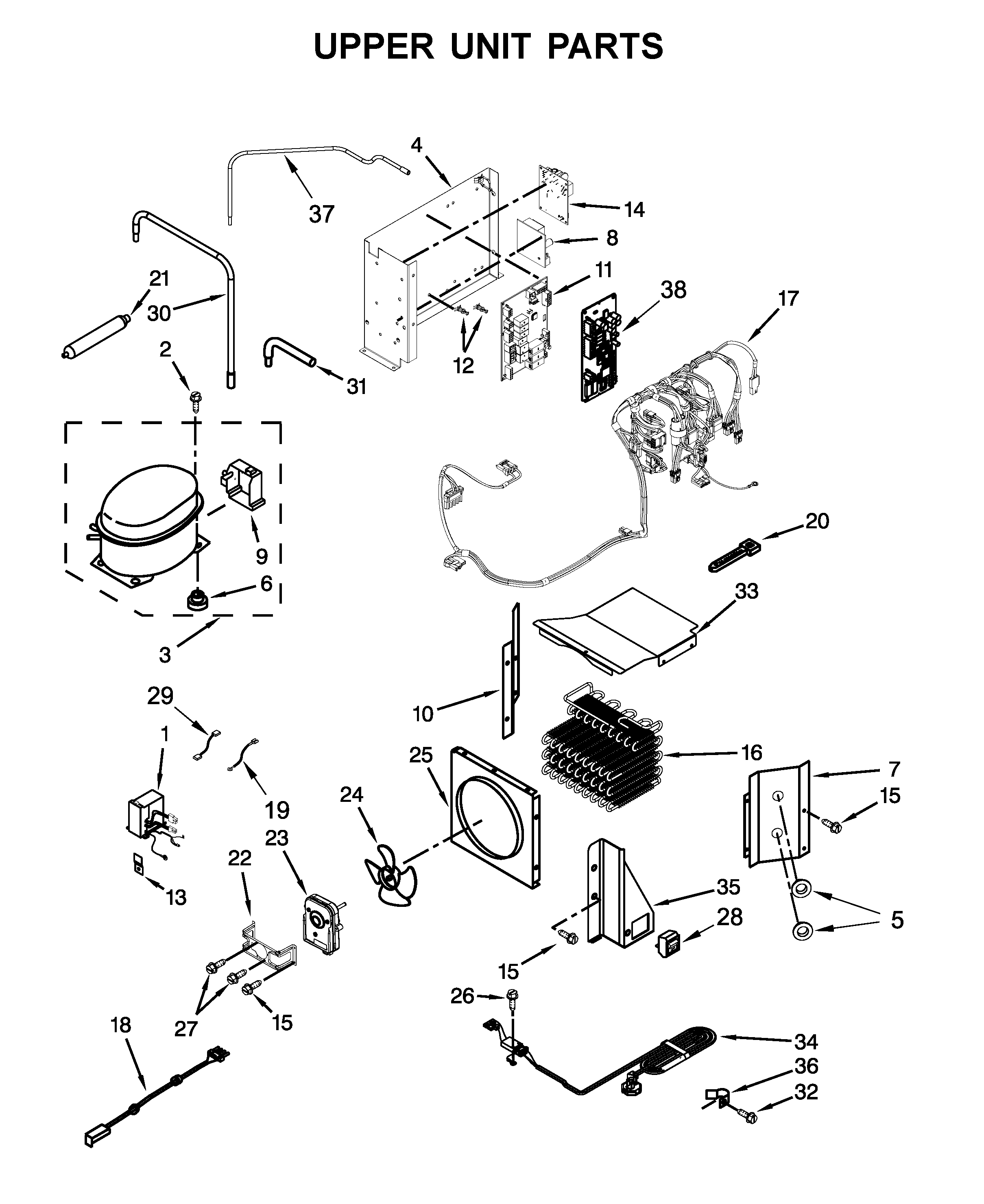 UPPER UNIT PARTS