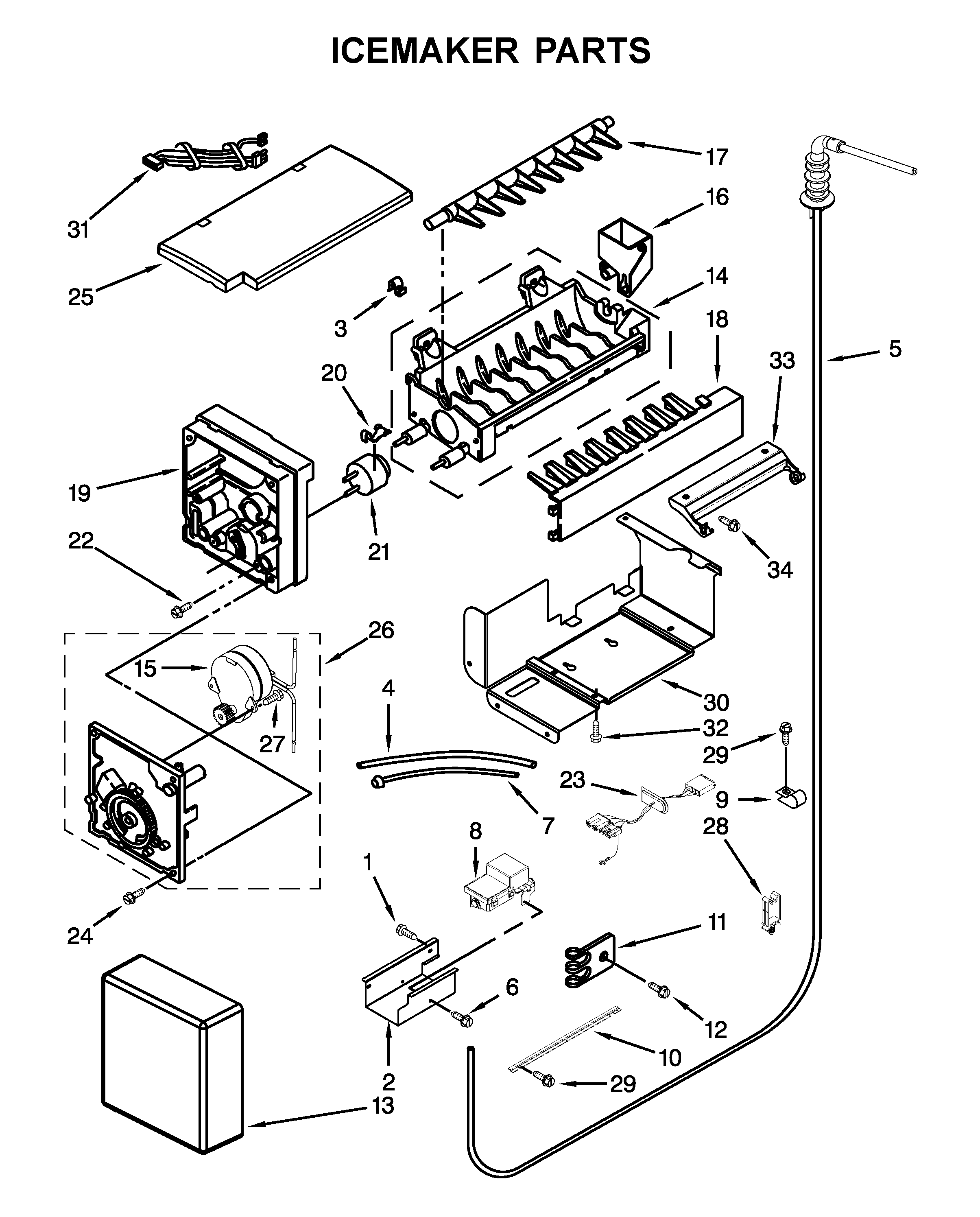 ICEMAKER PARTS