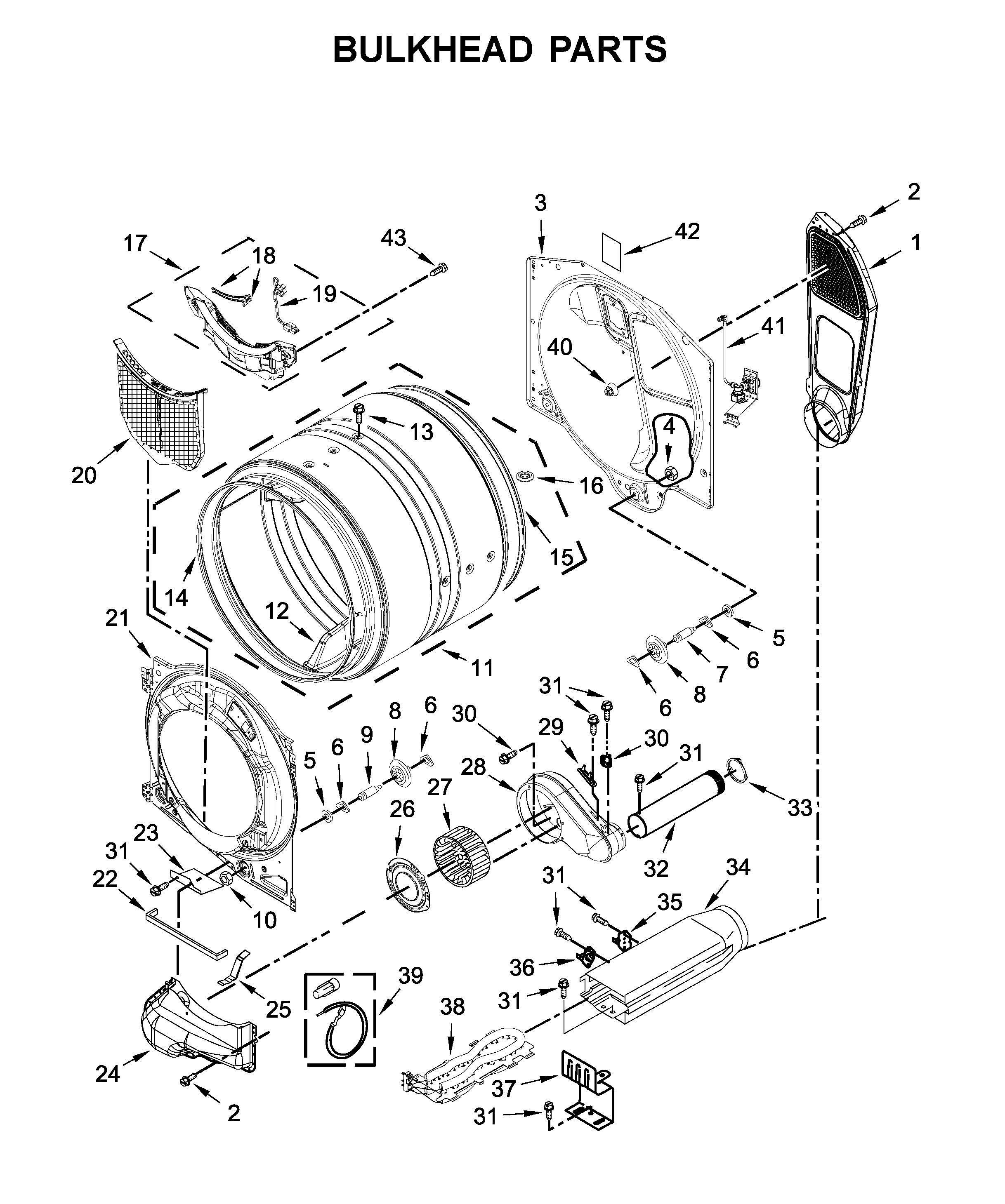 Bulkhead parts