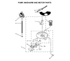 Whirlpool WDF520PADM8 pump, washarm and motor parts diagram