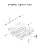 Upper rack and track parts